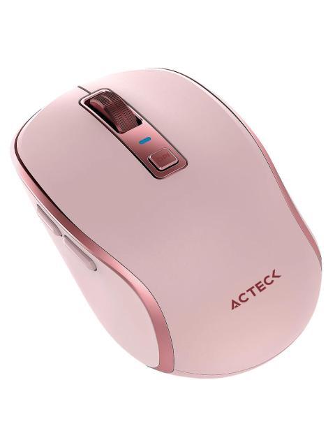 MOUSE ACTECK OPTIMIZE TRIP PRO MI580 INALAMBRICO OPTICO 1.600DPI RF INALAMBRICO-BLUETOOTH ROSA