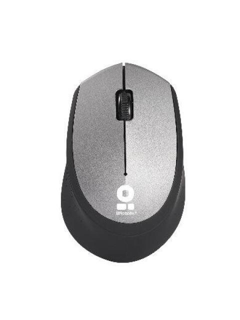 MOUSE ERGONOMICO BROBOTIX OPTICO 6000786 INALAMBRICO USB 1000DPI NEGRO-GRIS