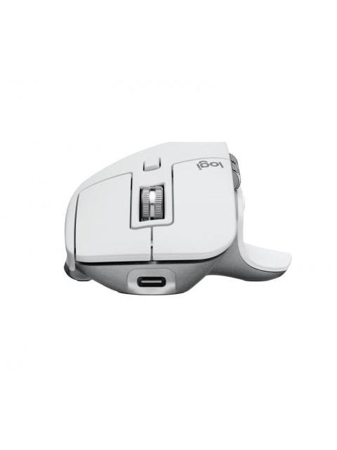 MOUSE ERGONOMICO LOGITECH OPTICO MX MASTER 3S INALAMBRICO BLUETOOTH 8000DPI GRIS PALIDO