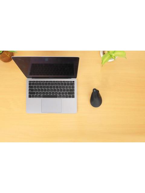 MOUSE ERGONOMICO MANHATTAN 190336 INALAMBRICO OPTICO 1.600DPI RF INALAMBRICO NEGRO