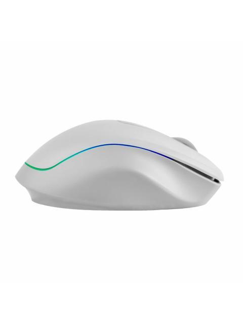 MOUSE ERGONOMICO PERFECT CHOICE LUMIERE PRO INALAMBRICO USB-C 1600DPI BLANCO