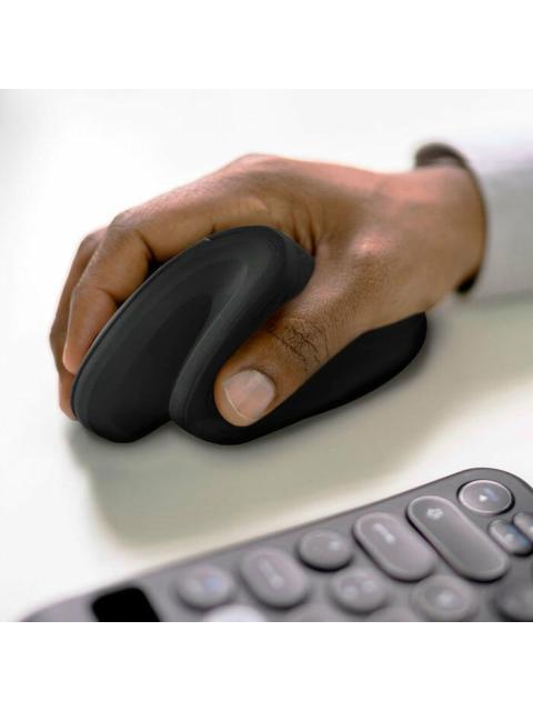 MOUSE ERGONOMICO PERFECT CHOICE OPTICO SNOUSE INALAMBRICO USB 3200DPI NEGRO