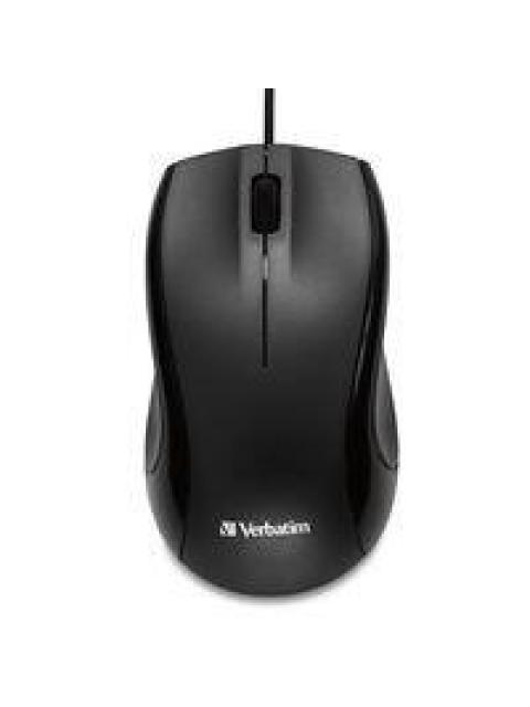 MOUSE VERBATIM OPTICO USB ERGONOMICO PARA ZURDOS Y DIESTROS 99728