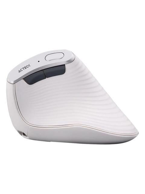 MOUSE ERGONOMICO VERTICAL ACTECK OPTICO VIRTUOS FITT PRO MI770 INALAMBRICO BLUETOOTH-USB-C 1600DPI BLANCO