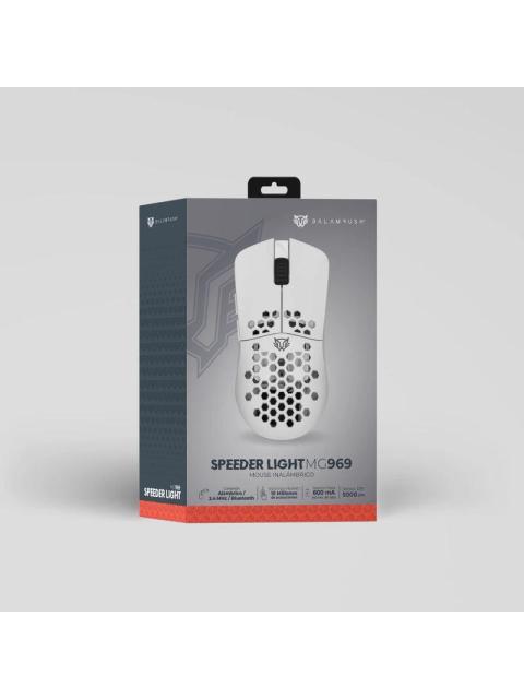 MOUSE GAMER BALAM RUSH OPTICO SPEEDER LIGHT MG969 INALAMBRICO BLUETOOTH 10.000DPI BLANCO