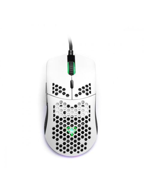 MOUSE GAMER ERGONOMICO YEYIAN OPTICO LINKS ALAMBRICO USB 7200DPI BLANCO