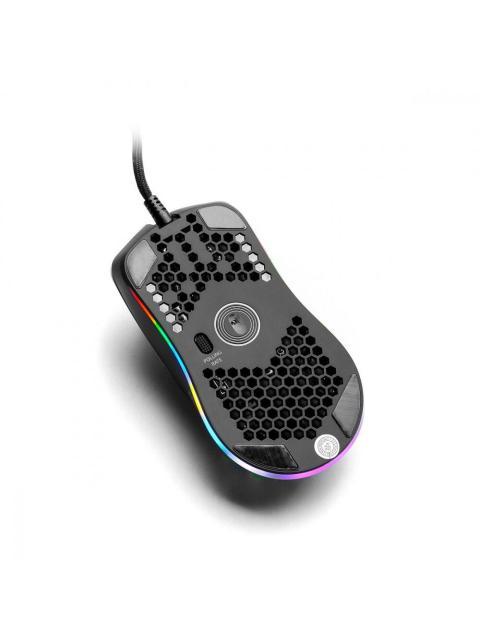 MOUSE GAMER ERGONOMICO YEYIAN OPTICO LINKS ALAMBRICO USB 7200DPI BLANCO