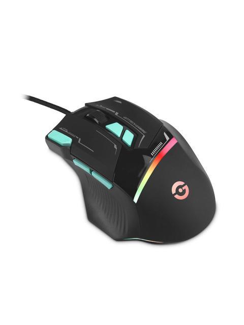MOUSE GAMER GETTTECH GPM-RGBWR-G1-BK ALAMBRICO USB 7200DPI NEGRO