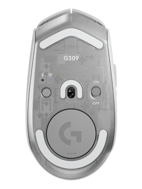 MOUSE GAMER LOGITECH G309 LIGHTSPEED INALAMBRICO OPTICO 25.600DPI RF INALAMBRICO-BLUETOOTH BLANCO