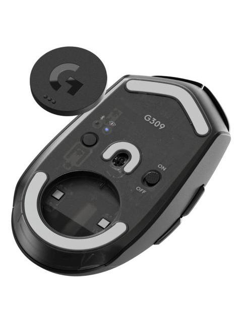 MOUSE GAMER LOGITECH G309 LIGHTSPEED INALAMBRICO OPTICO 25.600DPI RF INALAMBRICO-BLUETOOTH NEGRO