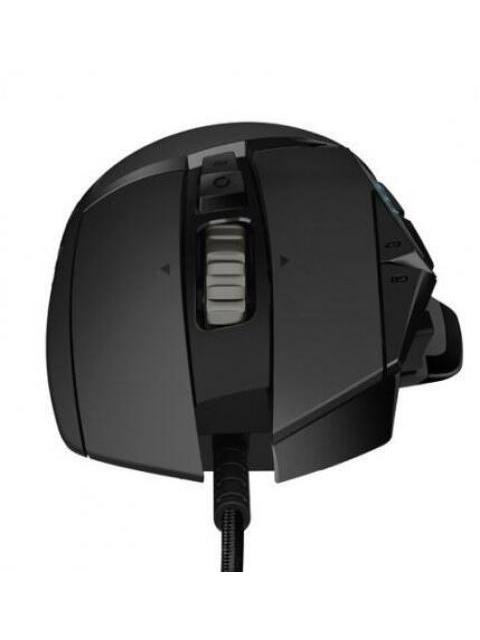 MOUSE GAMER ERGONOMICO LOGITECH OPTICO G502 HERO RGB ALAMBRICO USB 16.000DPI NEGRO