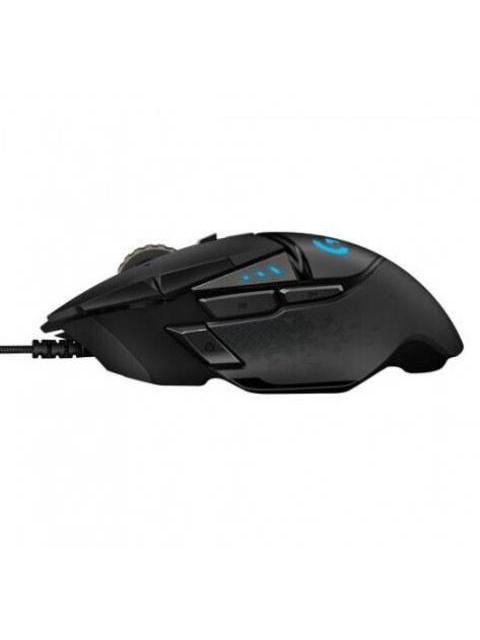 MOUSE GAMER ERGONOMICO LOGITECH OPTICO G502 HERO RGB ALAMBRICO USB 16.000DPI NEGRO