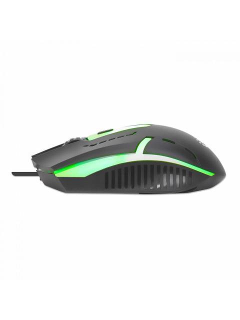 MOUSE GAMER MANHATTAN OPTICO 190206 ALAMBRICO USB-A 1500DPI NEGRO