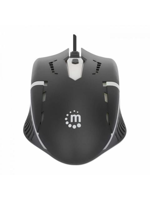 MOUSE GAMER MANHATTAN OPTICO 190206 ALAMBRICO USB-A 1500DPI NEGRO