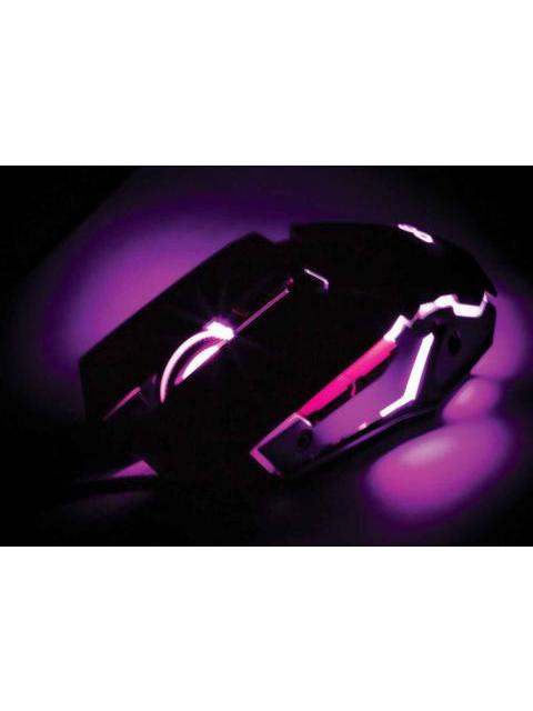 MOUSE GAMER MANHATTAN OPTICO ALAMBRICO USB 3200DPI NEGRO-PLATA