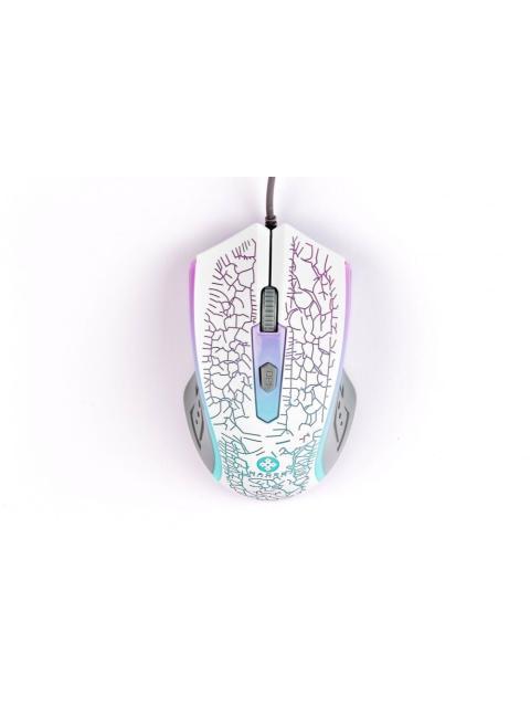 MOUSE GAMER NACEB OPTICO NA-592BL ALAMBRICO USB 1200DPI BLANCO