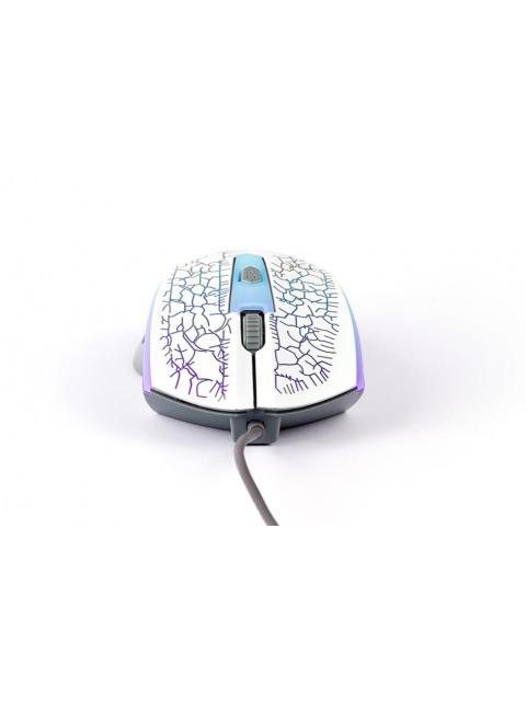 MOUSE GAMER NACEB OPTICO NA-592BL ALAMBRICO USB 1200DPI BLANCO