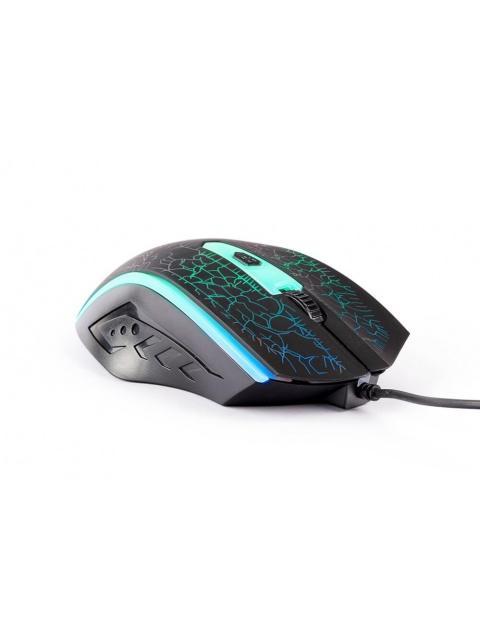 MOUSE GAMER NACEB OPTICO NA-592NE ALAMBRICO USB 1200DPI MULTICOLOR