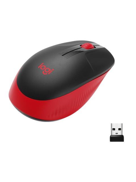 MOUSE LOGITECH OPTICO LOGITECH M190 RF INALAMBRICO 1000DPI ROJO