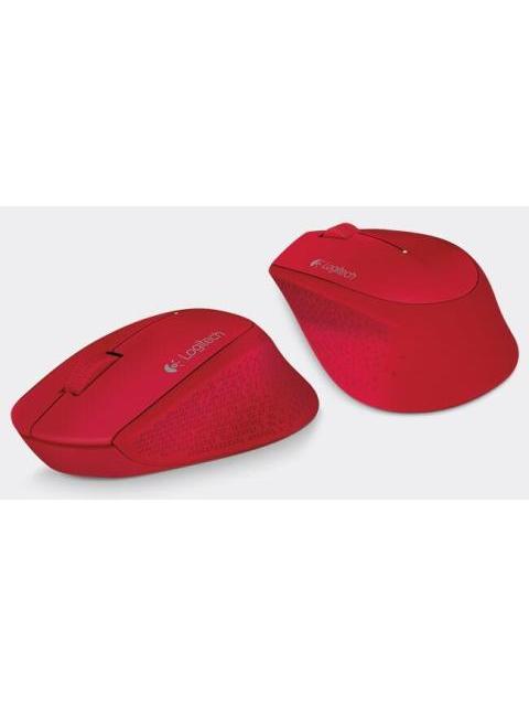 MOUSE LOGITECH OPTICO M280 INALAMBRICO 1000DPI USB ROJO