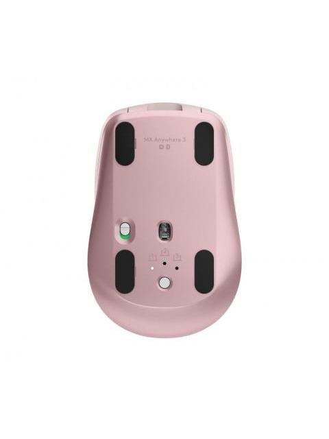 MOUSE LOGITECH OPTICO MX ANYWHERE 3 RECARGABLE INALAMBRICO USB 4000DPI ROSA