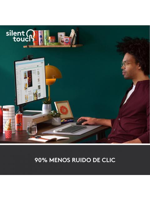 MOUSE LOGITECH OPTICO SIGNATURE M650 GRANDE INALAMBRICO USB GRAFITO