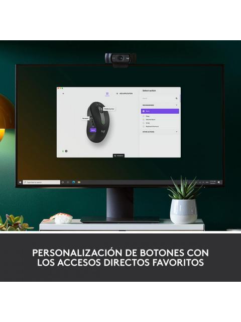 MOUSE LOGITECH OPTICO SIGNATURE M650 GRANDE INALAMBRICO USB GRAFITO