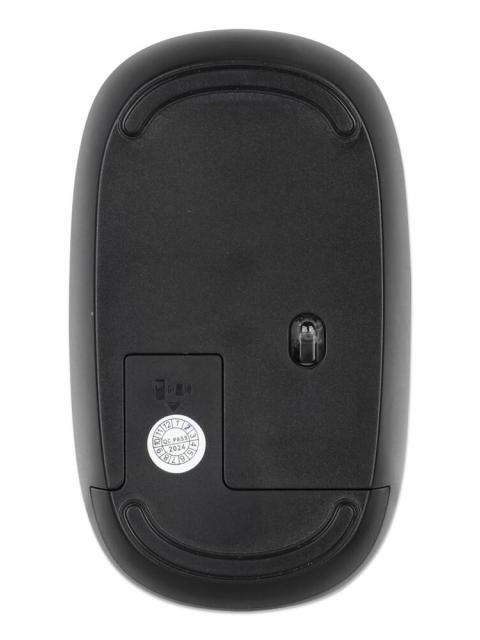 MOUSE MANHATTAN OPTICO 190312 INALAMBRICO USB-A 1200DPI NEGRO