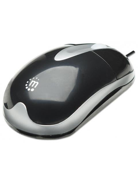 MOUSE MANHATTAN OPTICO MH3 ALAMBRICO 1000DPI USB DISENO CLASICO