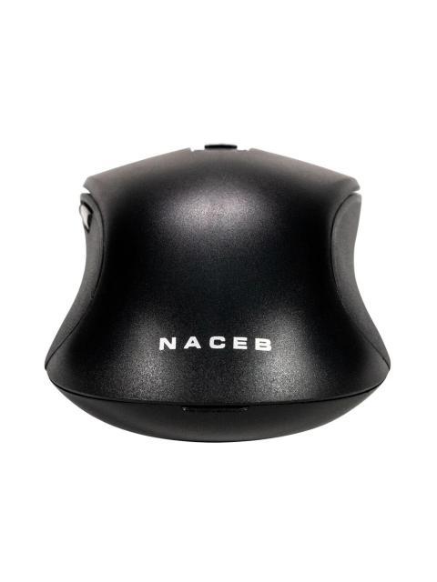 MOUSE NACEB ES1 INALAMBRICO OPTICO 32.000DPI RF INALAMBRICO-BLUETOOTH NEGRO