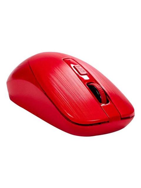 MOUSE NACEB NA-0137R INALAMBRICO OPTICO 1.600DPI RF INALAMBRICO ROJO