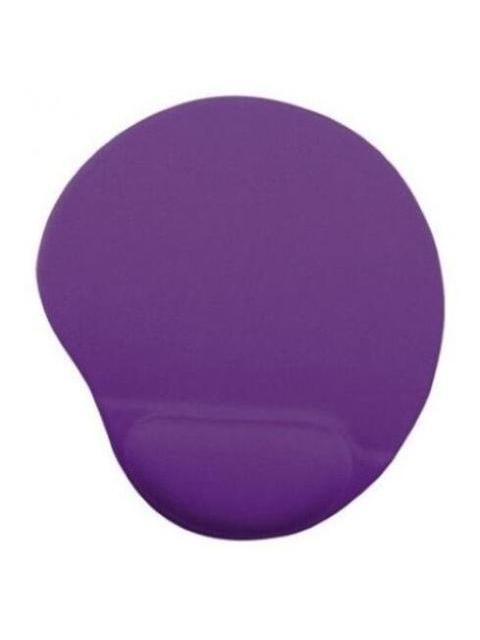 MOUSEPAD GAMER BROBOTIX CON DESCANSA MUNECAS DE GEL 20X23CM GROSOR 20MM MORADO