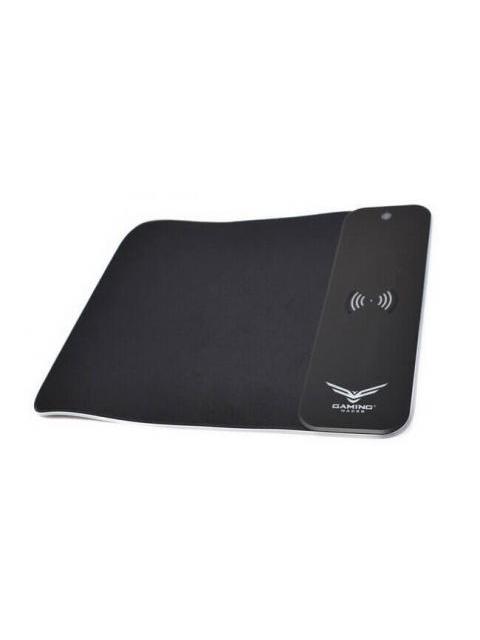 MOUSEPAD GAMER NACEB CON CARGA INALAMBRICA NA-0926 31X40CM GROSOR 3MM NEGRO