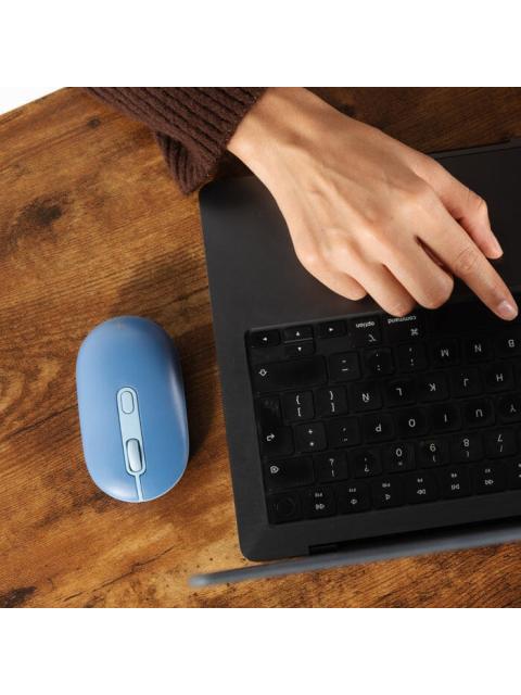 MOUSE PERFECT CHOICE OPTICO COLORI RF INALAMBRICO BLUETOOTH 1600DPI NEGRO