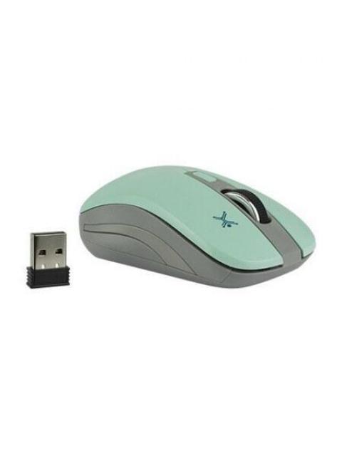 MOUSE PERFECT CHOICE OPTICO ESSENTIAL RF INALAMBRICO 1600DPI TURQUESA-GRIS