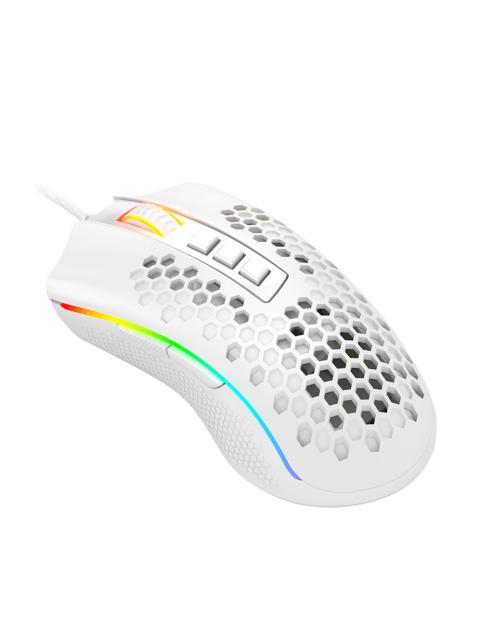 MOUSE REDRAGON STORM ELITE WHITE JUEGO BLANCO