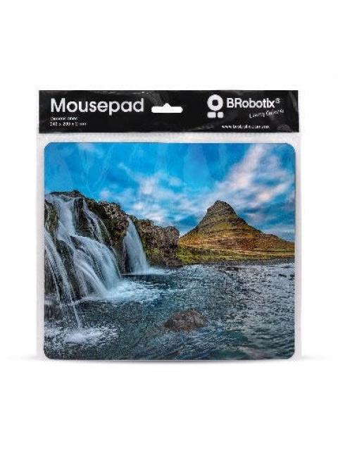 MOUSEPAD BROBOTIX 136285 24 X 20CM GROSOR 2MM PAISAJES 10 PIEZAS