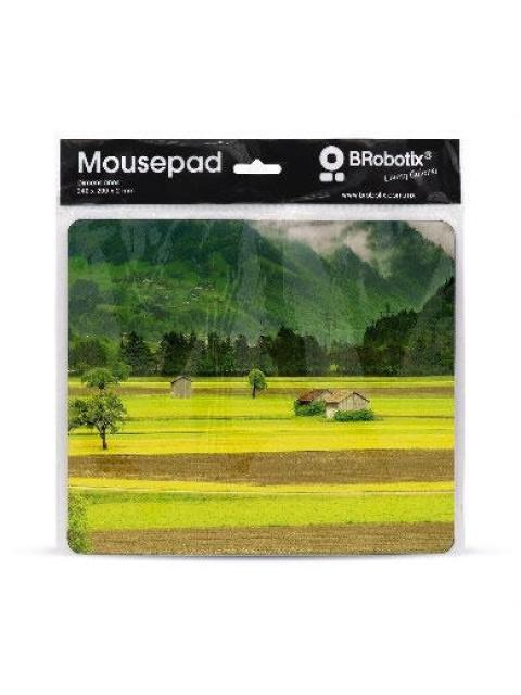MOUSEPAD BROBOTIX 136285 24 X 20CM GROSOR 2MM PAISAJES 10 PIEZAS