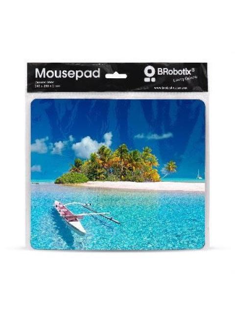 MOUSEPAD BROBOTIX 136285 24 X 20CM GROSOR 2MM PAISAJES 10 PIEZAS