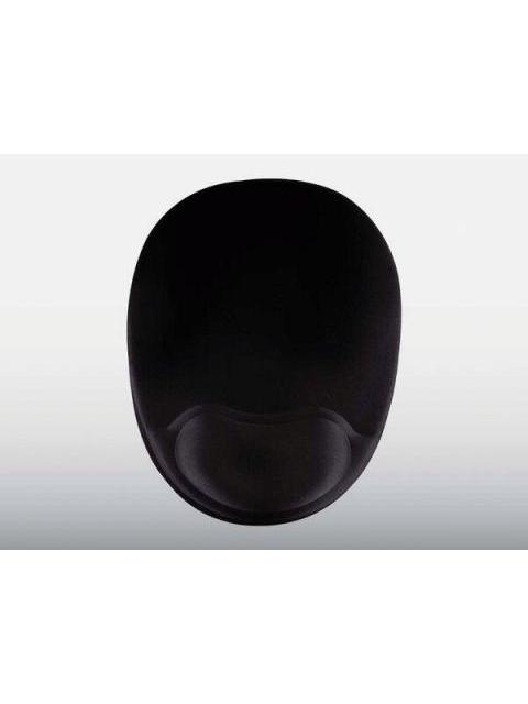 PERFECT CHOICE MOUSEPAD CON DESCANSA MUNECAS DE GEL 20X26CM GROSOR 2MM NEGRO
