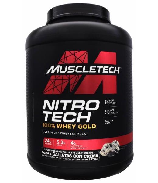 MT NITRO-TECH WHEY GOLD COOKIES & CREAM 5.03 LB MUSCLETECH