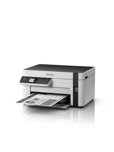 MULTIFUNCIONAL EPSON ECOTANK M2120 BLANCO Y NEGRO INYECCION TANQUE DE TINTA INALAMBRICO PRINT-SCAN-COPY