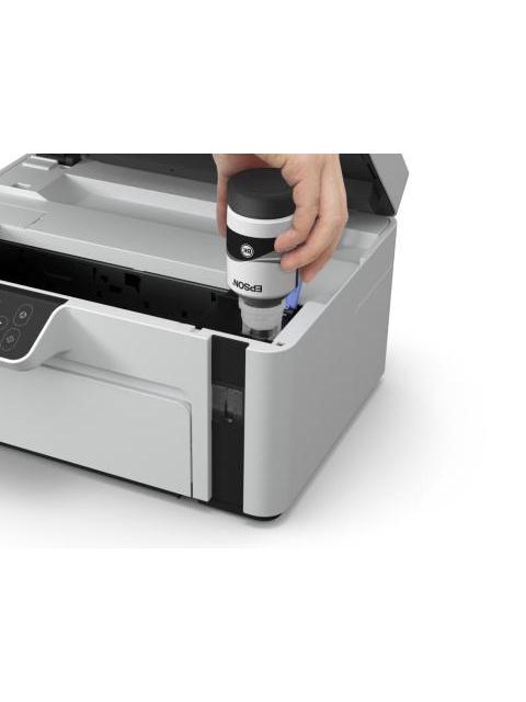 MULTIFUNCIONAL EPSON ECOTANK M2120 BLANCO Y NEGRO INYECCION TANQUE DE TINTA INALAMBRICO PRINT-SCAN-COPY