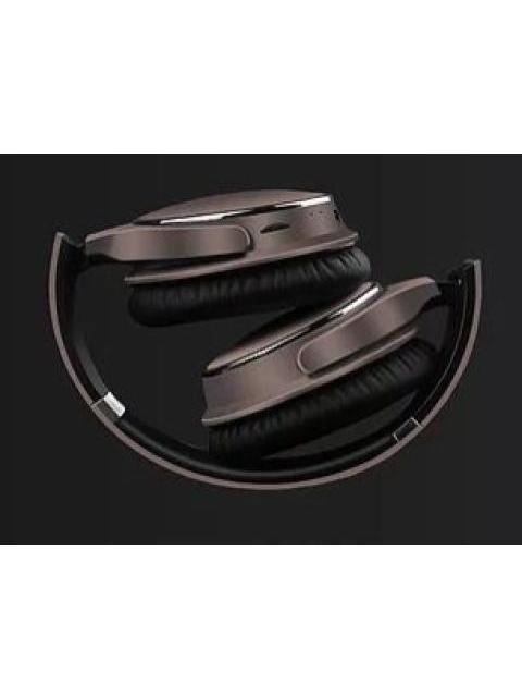 NACEB AUDIFONOS CON MICROFONO FORNAX BLUETOOTH INALAMBRICO 3.5MM NEGRO-MARRON