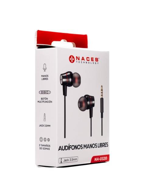 NACEB AUDIFONOS INEAR AUX JACK C-CONTROL NA0320