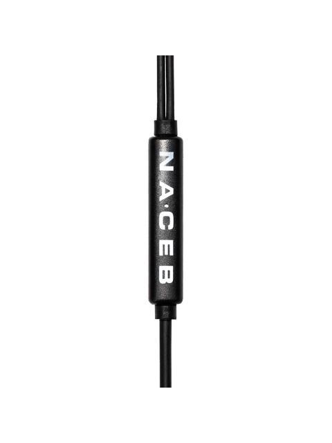 NACEB AUDIFONOS INTRAURICULARES CON MICROFONO NA-0321 ALAMBRICO 1.2 METROS USB-C NEGRO