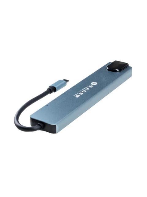 NACEB HUB USB-C - HDMI RJ-45 USB-A 3.1 USB-C 480 MBIT-S