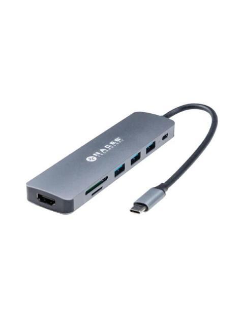 NACEB HUB USB-C - HDMI USB-A 3.1 USB-C 480 MBIT-S