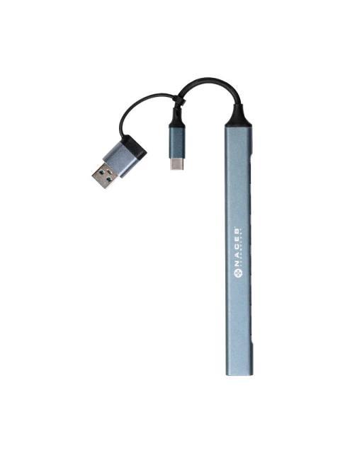 NACEB HUB USB-C - USB-A 2.0 USB-A 3.0 480 MBIT-S