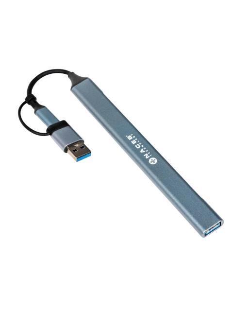 NACEB HUB USB-C - USB-A 2.0 USB-A 3.0 480 MBIT-S